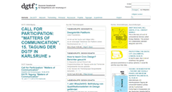 Desktop Screenshot of dgtf.de